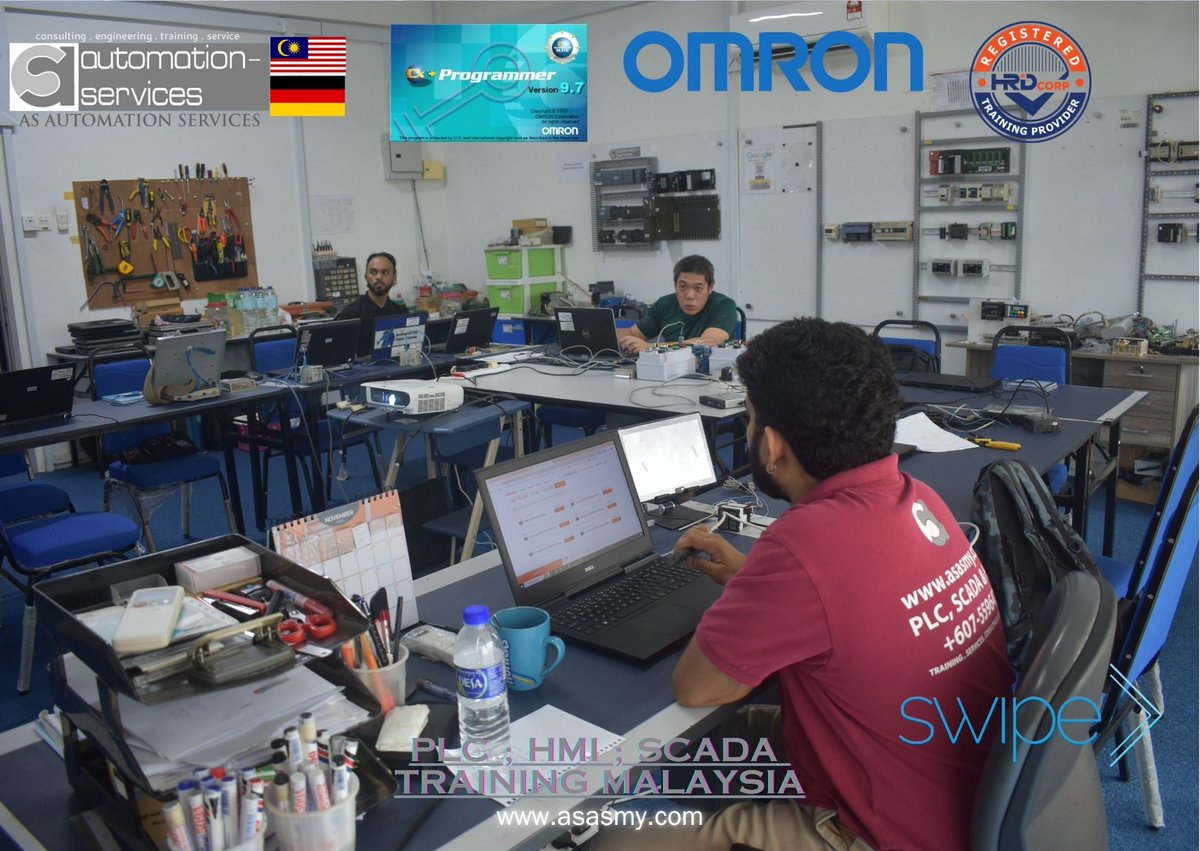 AutomationMy's tweet image. 5-day #OmronPLC &amp;amp; #HMITraining done for a Singapore #ShippingIndustry pro! Hands-on with #CXProgrammer, #SCADA, &amp;amp; #VFD control. Proud to support #AutomationExperts! 🚀 #ASAutomation #EngineeringSkills :- tinyurl.com/mr49anb2