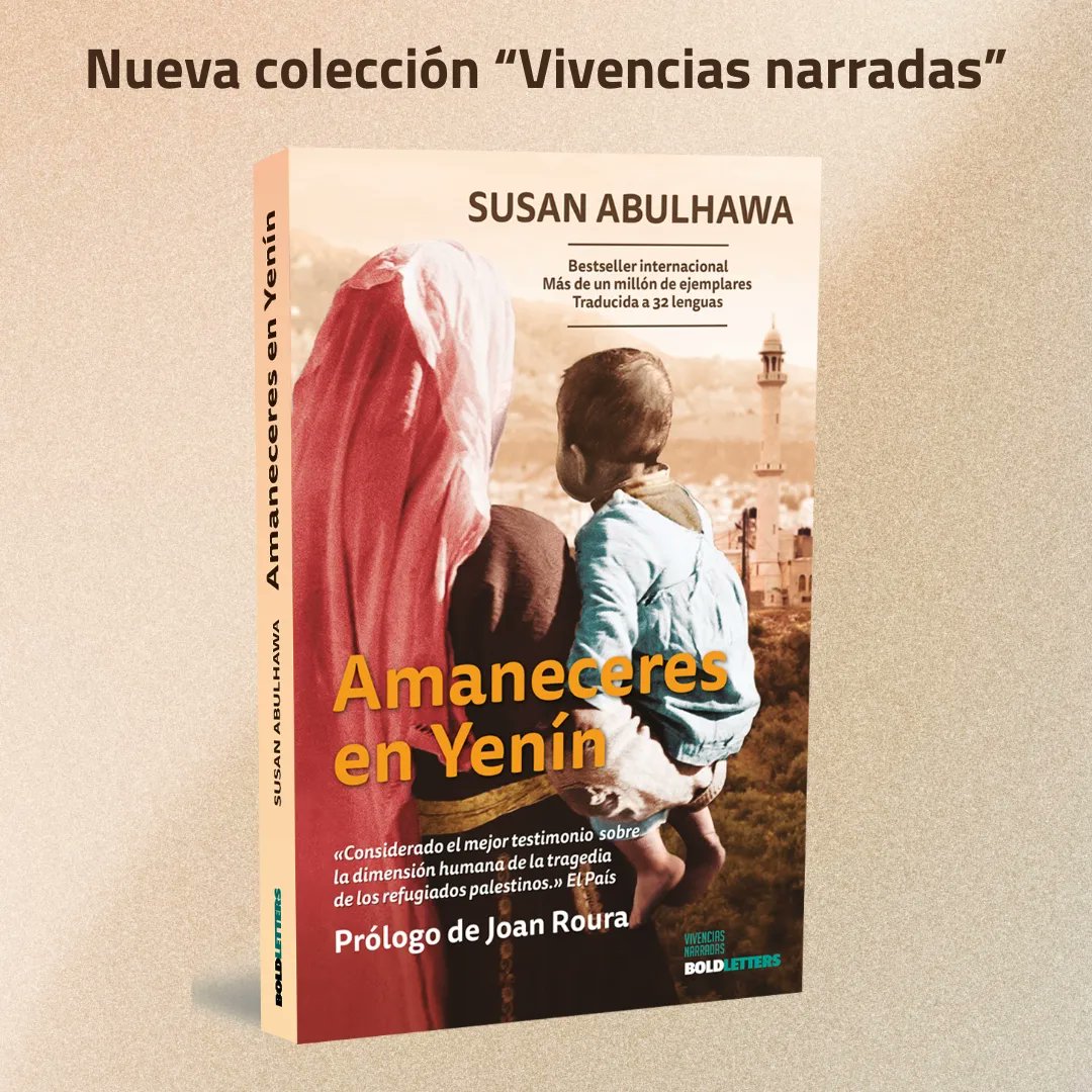 👉 Medios internacionales como Publishers weekly y Daily Mail invitan a la lectura de "Amaneceres en Yenín", primer libro de nuestra nueva colección de narrativa adulta "Vivencias narradas", escrito por Susana Abulhawa y prologado por Joan Roura.