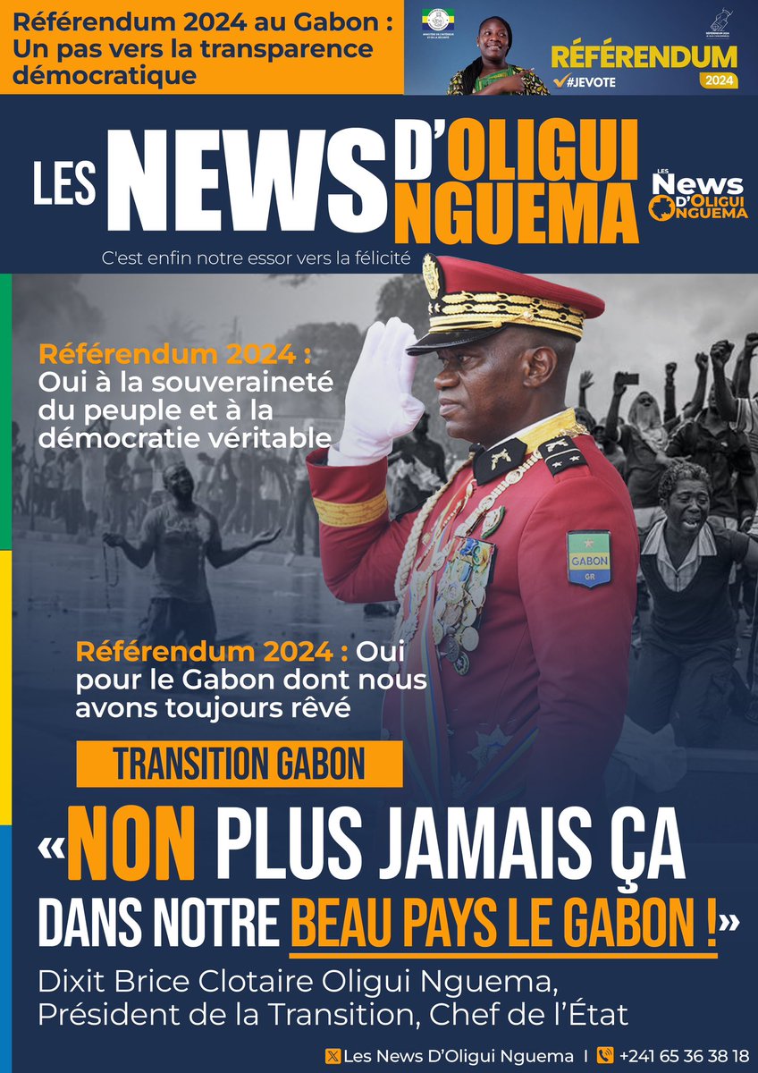 Les News D’Oligui Nguema tweet media