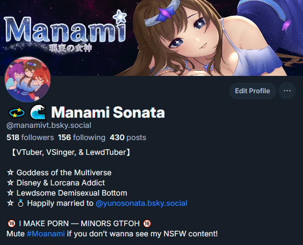 ManamiVT's tweet image. Welp, it's been real, but it's time I mosey on outta here for good.

You know where to find me. 💙☁️

bsky.app/profile/manami…