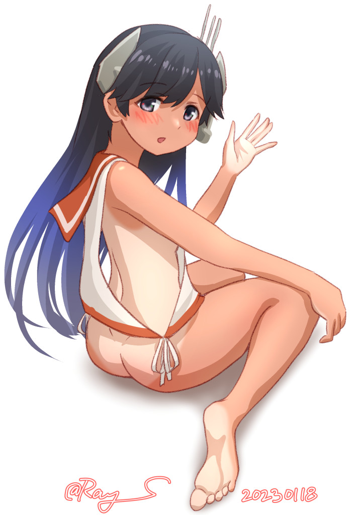 不知火(艦これ) 「#いいおしりの日 」|Ray.Sのイラスト