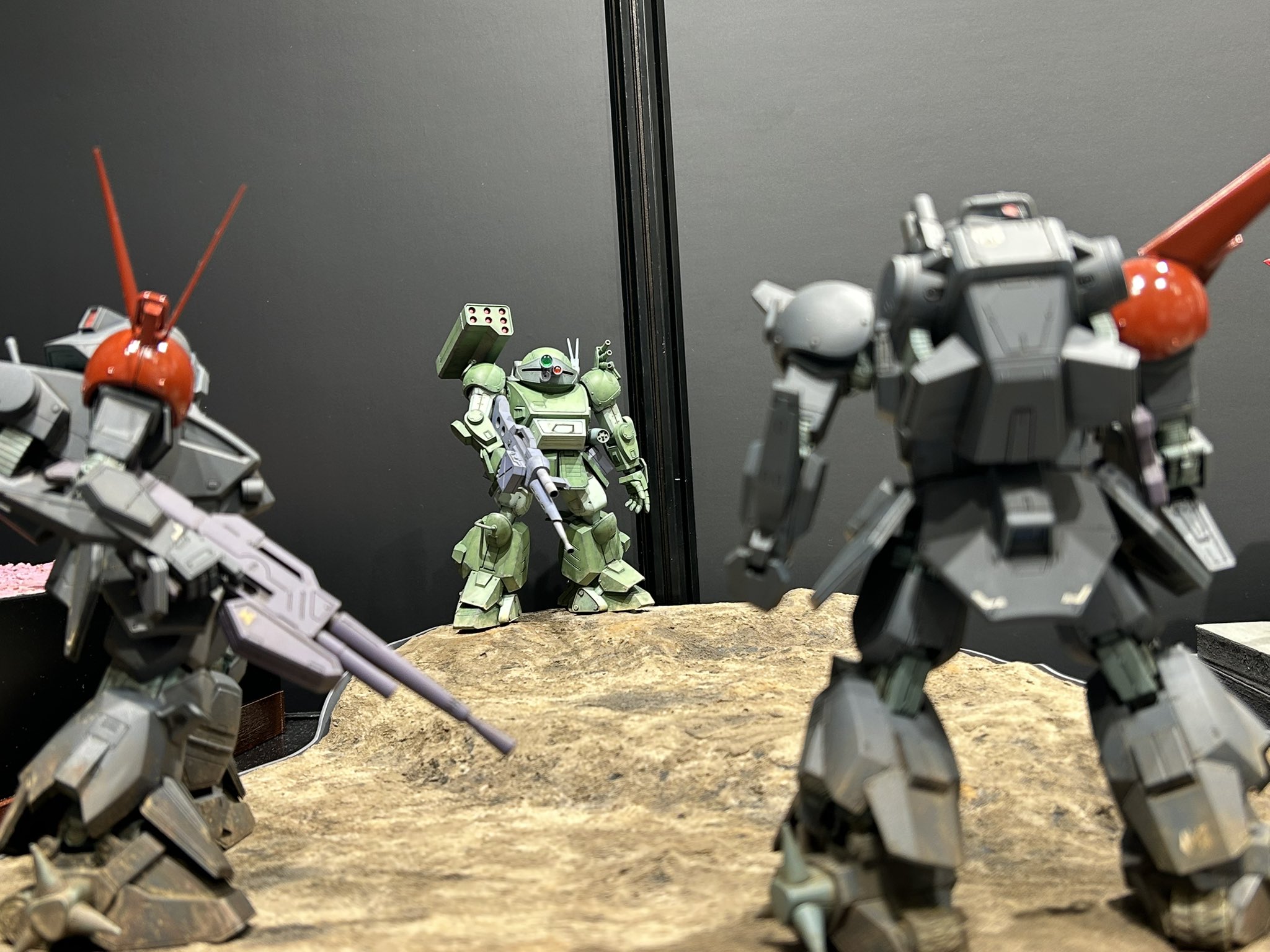 完成品 ボトムズ 工房いやさか 1/24 ギルガメス軍 歩兵 ガレージ