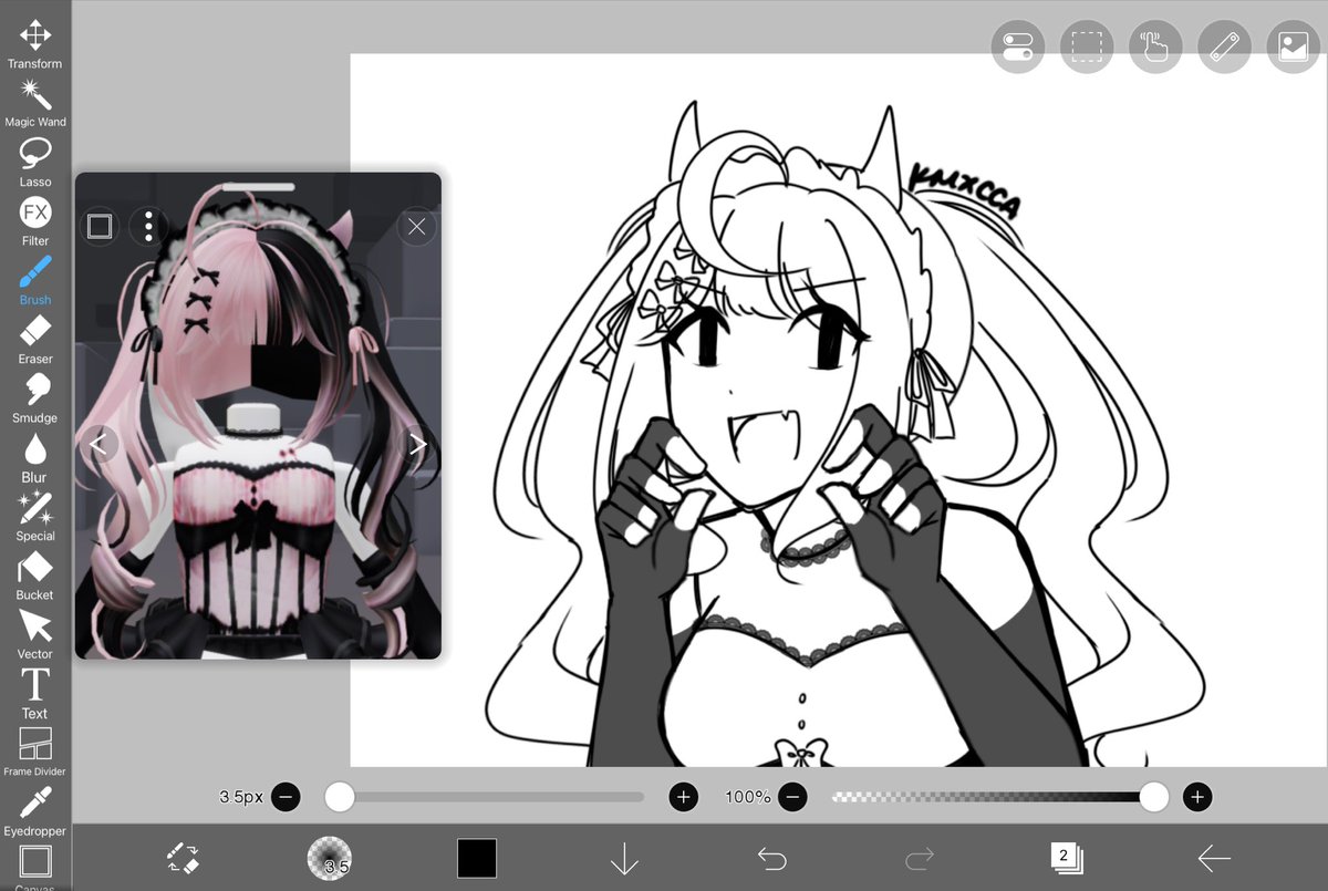 Am too lazy to finish this sketch but happy (late) halloween 🎃