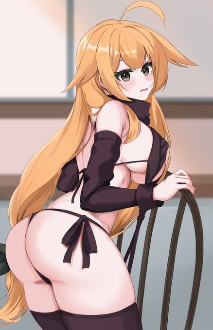 過去絵だけどBARさんのおしりでも見てて
#いいおしりの日 