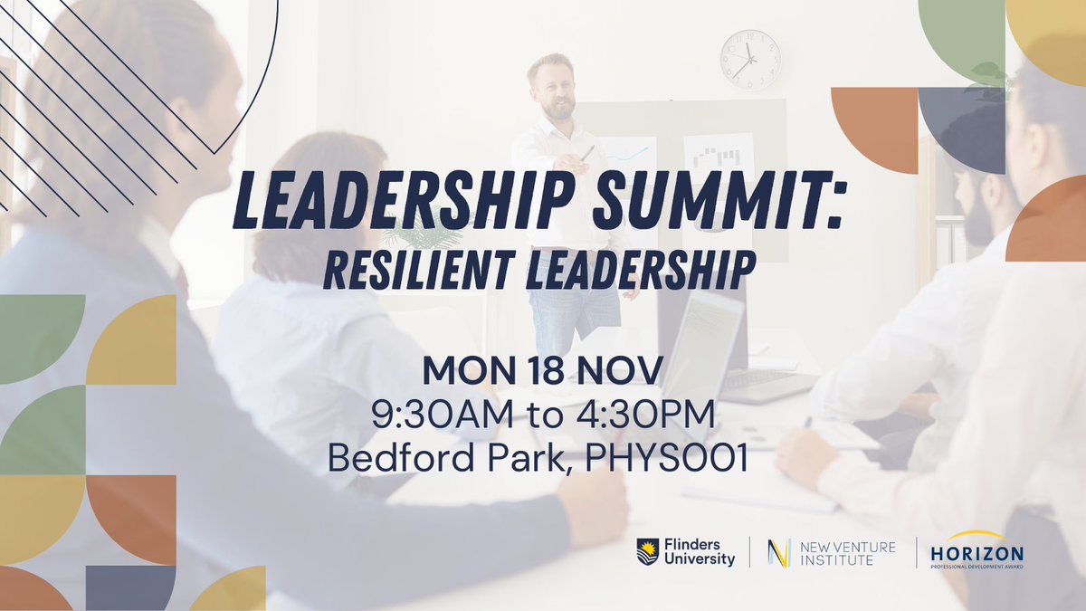 Calling <a href="/Flinders/">Flinders University</a> students to join our Horizon Leadership Summit! Hear from industry and student leaders about resilient leadership, and put your leadership skills to the test in an escape room activity for the chance to win some exciting prizes! careerhub.flinders.edu.au/students/event…