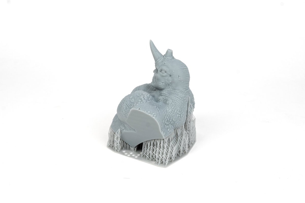 SirayaTech's tweet image. Test print of ABS-Like Fast Grey resin on the HeyGears 3D Printing - IdeaShapers  UltraCraft Reflex RS—just choose the Modeling PAWW10 setting for a flawless result! 🦏✨

Featuring an incredible Rhino Bust model by @TheBrokeNerd

#3DPrinting #HeyGears #TestPrint #model