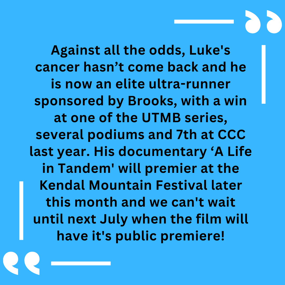 💙 We are delighted to announce Luke Grenfell-Shaw as our very first Patron of MOVE Against Cancer charity.