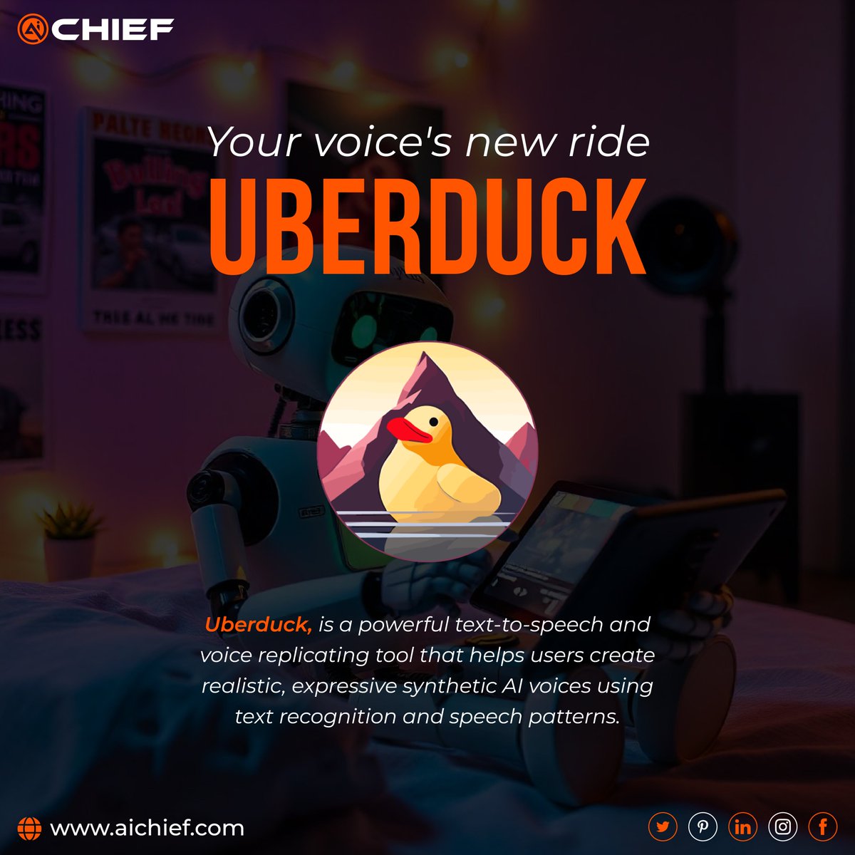 aichief_com's tweet image. 𝑻𝒓𝒂𝒏𝒔𝒇𝒐𝒓𝒎 𝒚𝒐𝒖𝒓 𝒕𝒆𝒙𝒕 𝒊𝒏𝒕𝒐 𝒄𝒂𝒑𝒕𝒊𝒗𝒂𝒕𝒊𝒏𝒈 𝒗𝒐𝒄𝒂𝒍𝒔 𝒘𝒊𝒕𝒉 𝑼𝒃𝒆𝒓𝒅𝒖𝒄𝒌!🎤
𝒗𝒊𝒔𝒊𝒕 𝒖𝒔
aichief.com/ai-audio-tools…

#uberduckai #voicecloning #contentcreation #aivoices #texttospeech #aichief #usa #newyork #india #ai #voicegeneration #voiceover