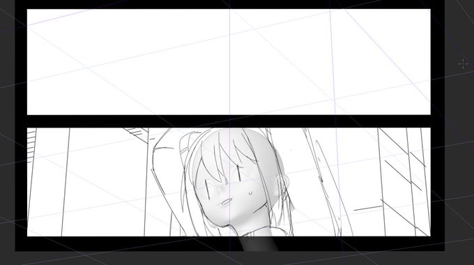 3Dの平面からパース定規つくれるならもしかしてって
顔だけのモデル開いて角度きめてからレイヤーの定規ボタンおしたらパース定規引けた 顔の角度きめるだけで引いてくれるのすごくね? 