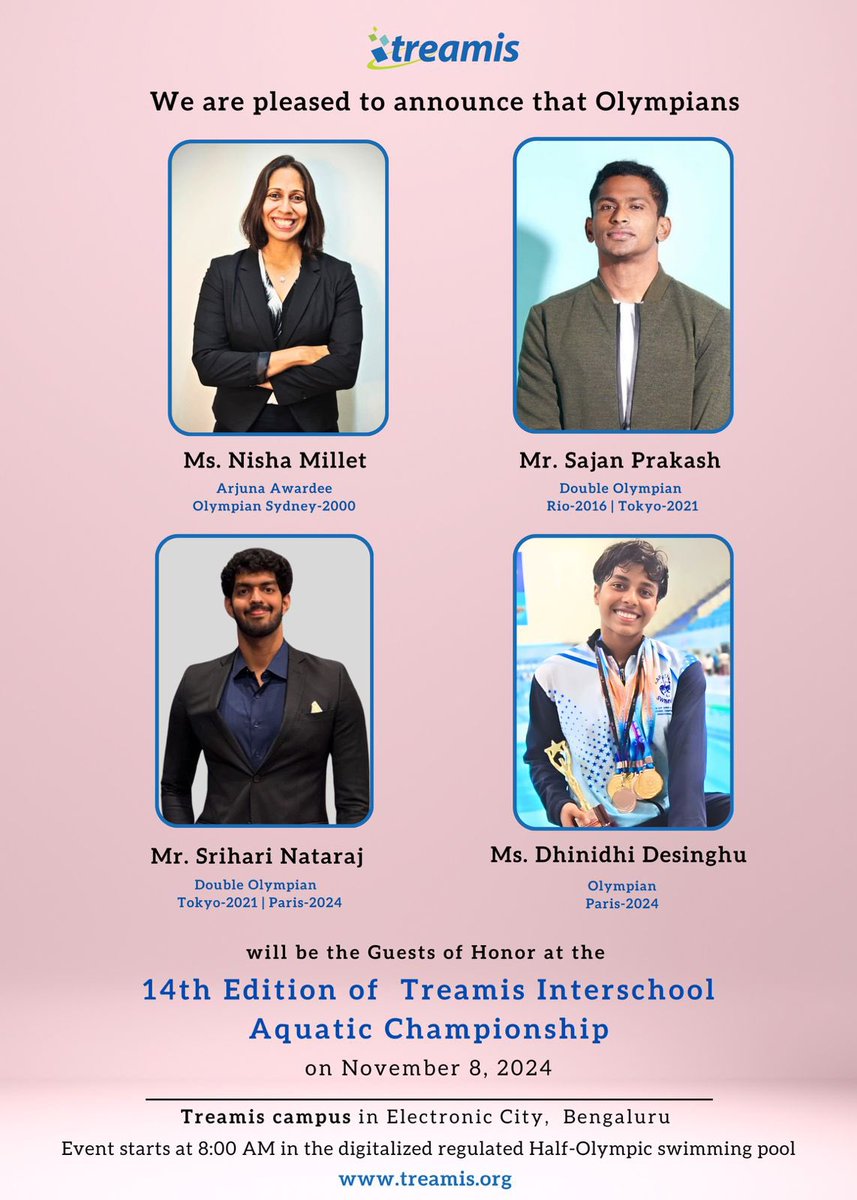 Stay tunned for more updates!

#swimmingcompetition
#interschool
#olympians