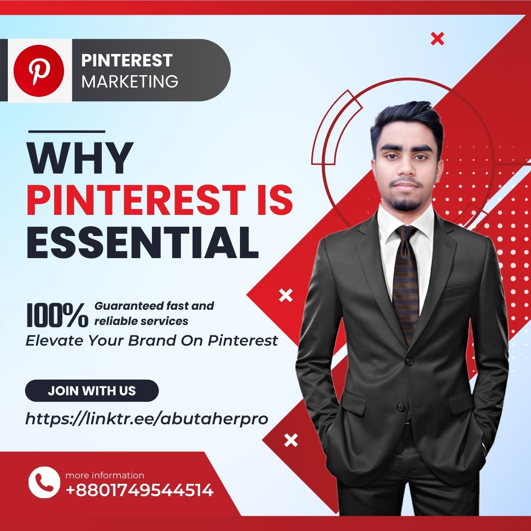 abutaherpro's tweet photo. Why Choose Me?

With over 5 years of experience in digital marketing and SEO,  I can help you develop a Pinterest strategy tailored to your business needs. For a glimpse of my work, visit my portfolio at #abutaherpro https://t.co/7jfQI3GxwW