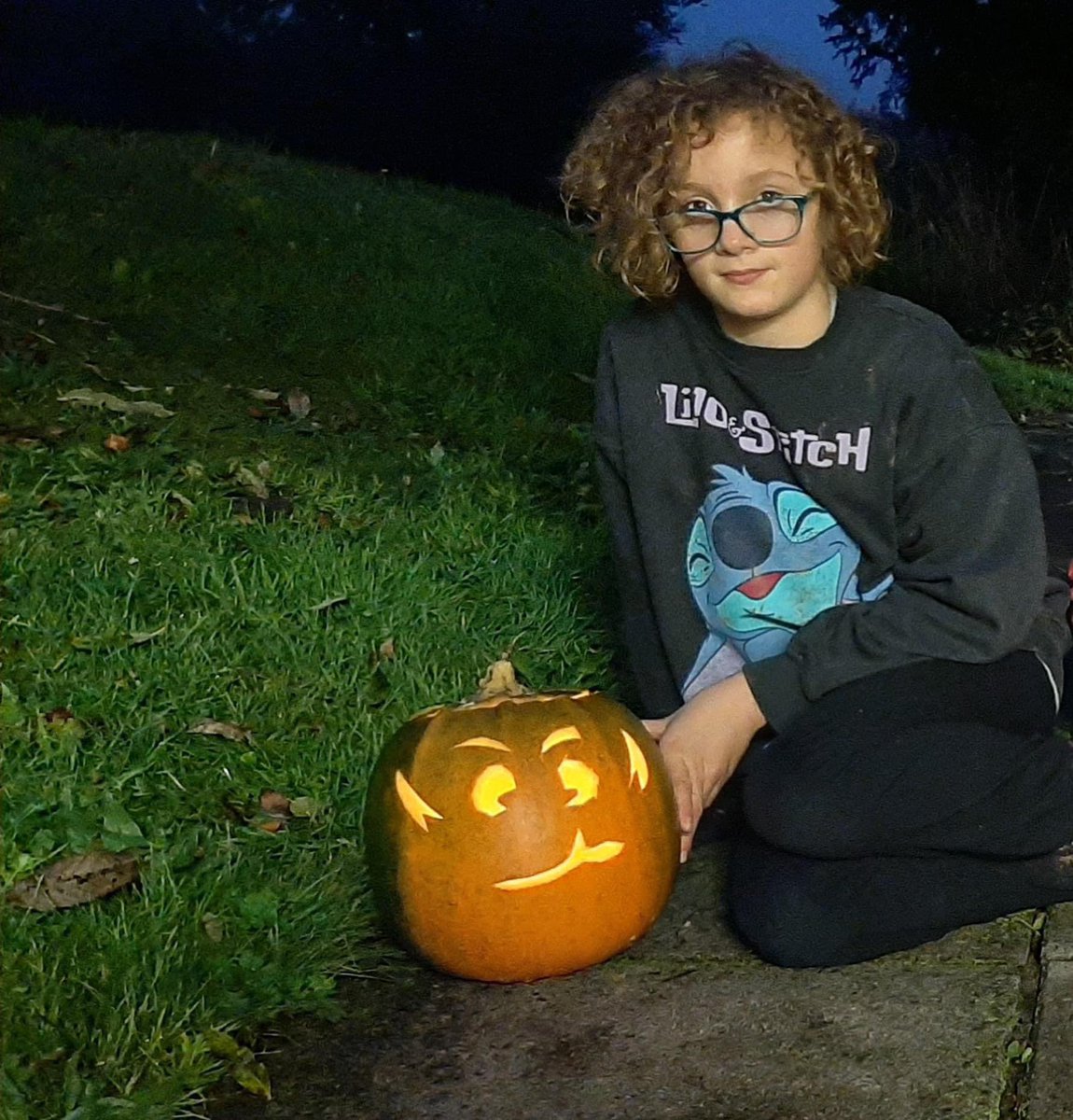 Charlotte (6CM) and her pumpkin competition entry! 🎃