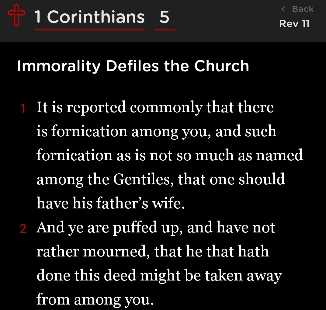 Imagine being immortalized in the Bible as the guy Saint Paul calls out for sleeping with his own stepmother.