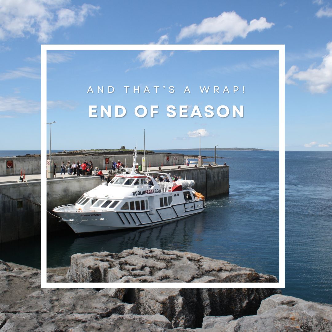 DoolinFerry's tweet image. That's a Wrap on Season 24! 
Our sailings have now ended for 2024. We want to say an enormous thank you to each and every one of you who sailed with us this year💙 Whether you came from near or far, it was a privilege to have you onboard. 
See you all in March '25! #DoolinFerry