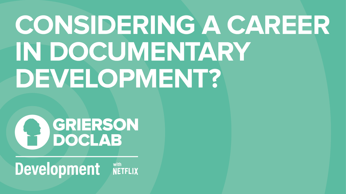 The Grierson Trust (@griersontrust) on Twitter photo Our newest #GriersonDocLab Development training programme - in collaboration with <a href="/NetflixUK/">Netflix UK & Ireland</a> - seeks those passionate about coming up with new doc ideas💡
It will equip 8 trainees with training, work placements & mentorships to up-skill & pursue a career in development🎬 Our newest #GriersonDocLab Development training programme - in collaboration with <a href="/NetflixUK/">Netflix UK & Ireland</a> - seeks those passionate about coming up with new doc ideas💡
It will equip 8 trainees with training, work placements & mentorships to up-skill & pursue a career in development🎬