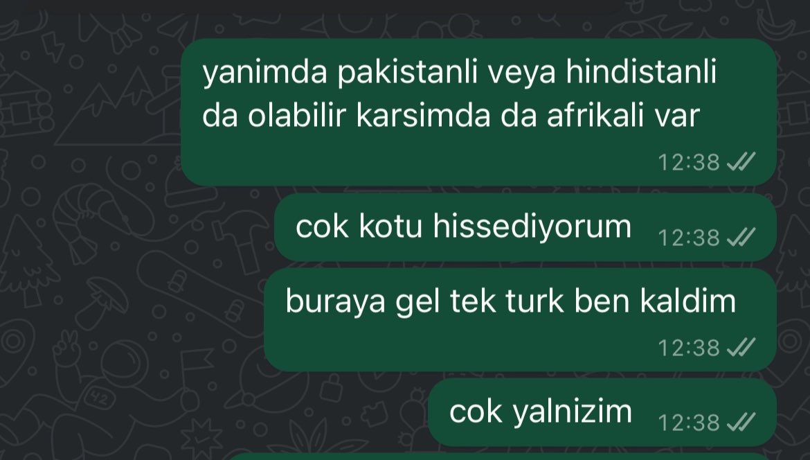 arkadaslar orada yalnizdim