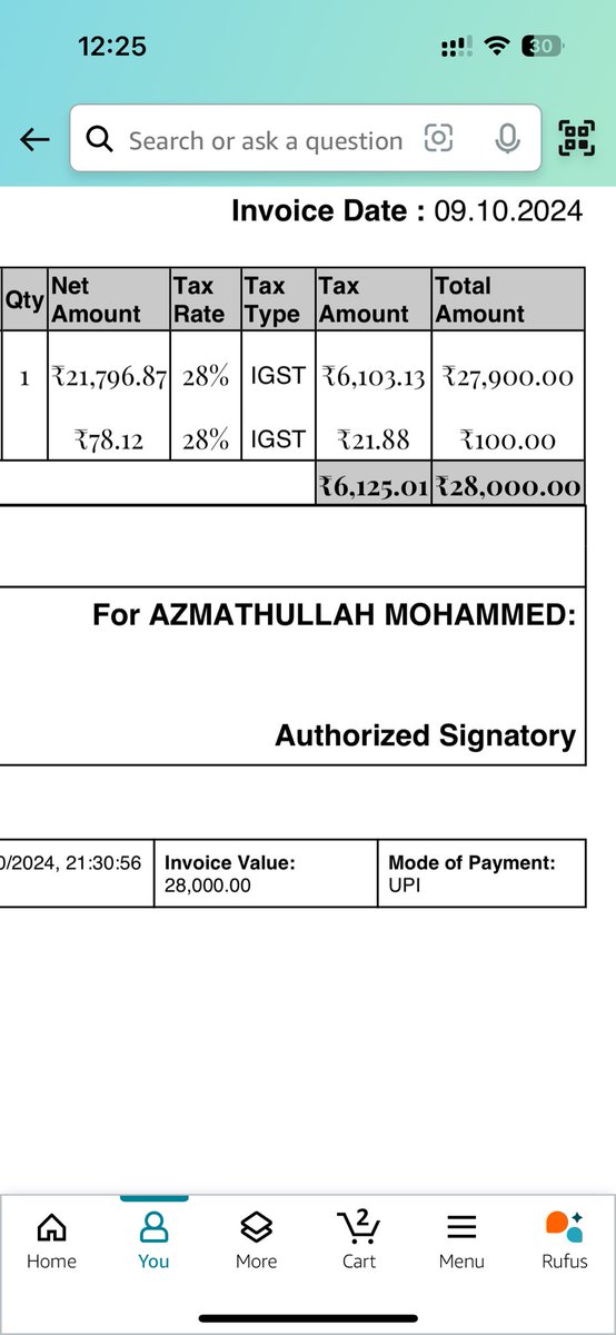 mumbaipiles's tweet photo. @amazonIN LOST MONEY OVER UNDELIVERED ITEM : ordered item worth ₹28000/- and suddenly the item became undeliverable. Customer care says contact your bank without revealing if a refund has been processed. Order is from 9th October. What to do in this frustrating situation?? https://t.co/hWROOLp7ma