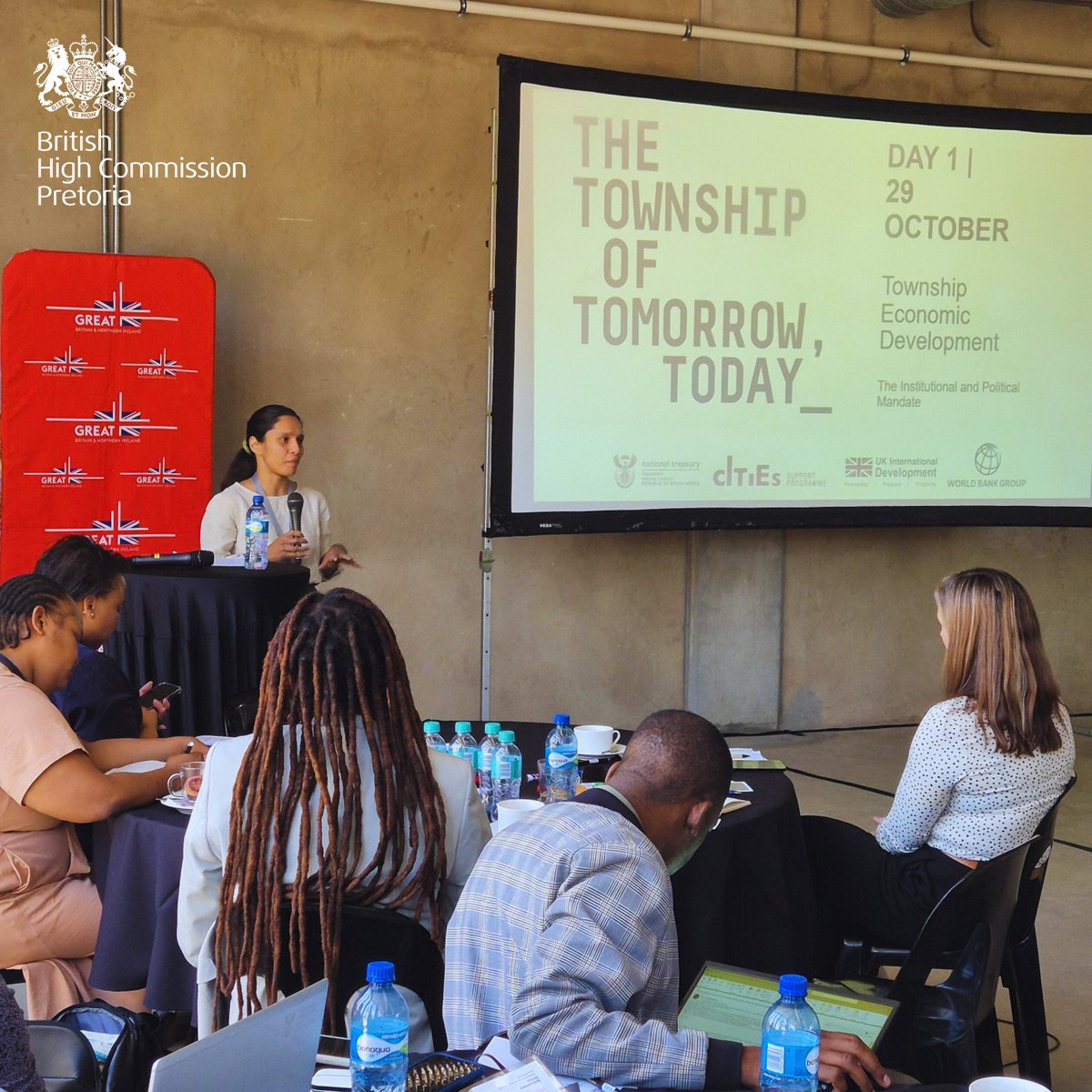 UK in South Africa🇬🇧🇿🇦 (@ukinsouthafrica) on Twitter photo 🚀 The Township Economic Development Project is uplifting township economies with support from the 🇬🇧 & <a href="/WorldBank/">World Bank</a>.
At <a href="/UPTuks/">University of Pretoria</a> with the Sustainable Livelihoods Foundation we celebrated progress, highlighted its impact and discussed the way forward! 👏
#UKwithSA #EconomicGrowth 🚀 The Township Economic Development Project is uplifting township economies with support from the 🇬🇧 & <a href="/WorldBank/">World Bank</a>.
At <a href="/UPTuks/">University of Pretoria</a> with the Sustainable Livelihoods Foundation we celebrated progress, highlighted its impact and discussed the way forward! 👏
#UKwithSA #EconomicGrowth