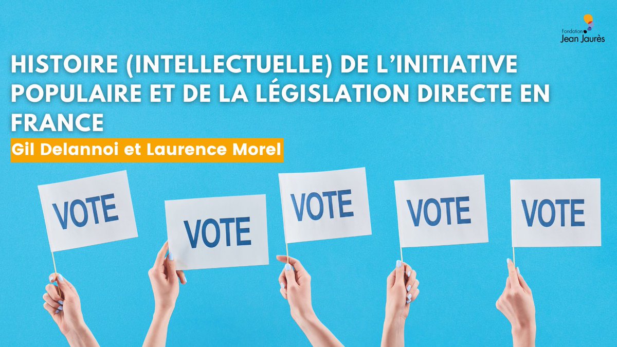 Fondation Jean-Jaurès (@j_jaures) on Twitter photo 📝 Alors que les Cahiers de doléances font de nouveau l'actualité, Laurence Morel et Gil Delannoi se penchent sur l’histoire de la législation directe et le rapport ambivalent que la classe politique a entretenu à son égard depuis la Révolution.
jean-jaures.org/publication/hi… 📝 Alors que les Cahiers de doléances font de nouveau l'actualité, Laurence Morel et Gil Delannoi se penchent sur l’histoire de la législation directe et le rapport ambivalent que la classe politique a entretenu à son égard depuis la Révolution.
jean-jaures.org/publication/hi…