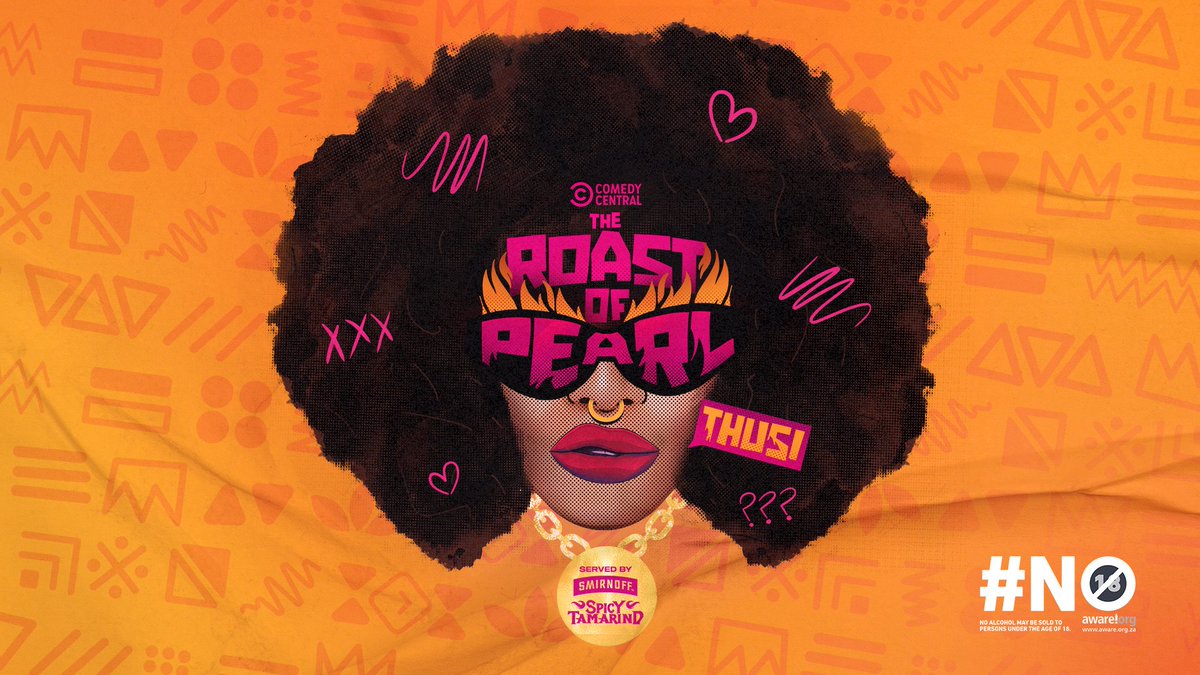 Presenting the <a href="/ComedyCentralAF/">Comedy Central Africa</a> Roast of <a href="/PearlThusi/">.</a>  – a celebration of South African talent on the global stage. 🇿🇦🔥
Join us on 21 Nov at Gold Reef City &amp; see <a href="/PearlThusi/">.</a> in the hot seat. Broadcast on 8 Dec on <a href="/ComedyCentralAF/">Comedy Central Africa</a>  🎤 #RoastofPearl #ParamountAfrica #CCRoast