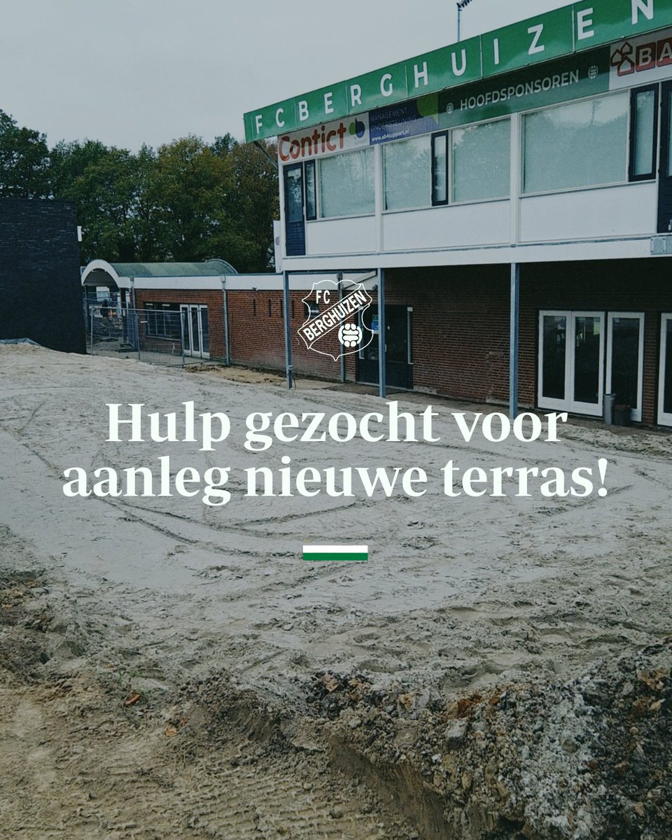 Aanleg van terras is gestart.

Deze week is er een begin gemaakt met de aanleg van het nieuwe terras. Hiervoor zoeken we hulp. Neem contact op met onze voorzitter Wim Olde Kalter, telefoonnummer: 06-30722496 of e -mail: voorzitter@fcberghuizen.nl.