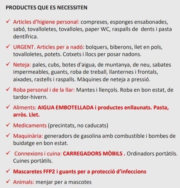 Aquesta tarda, punt de recollida a Celrà ⬇️⬇️