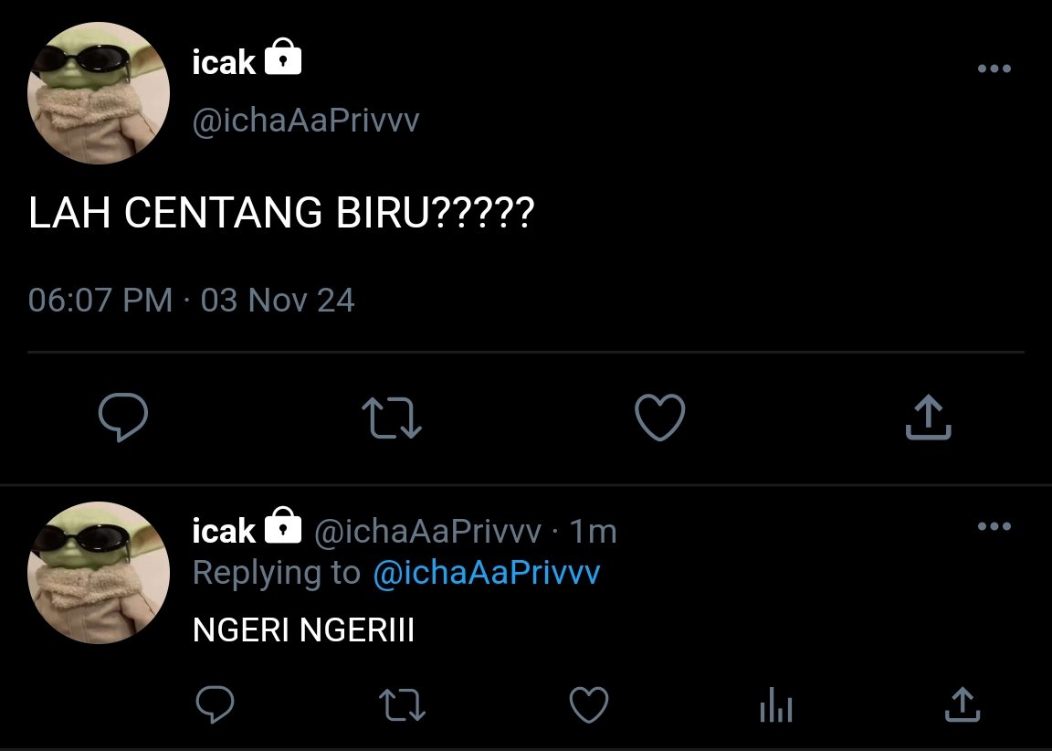 Centang biru 

——

Lhc Few Tweets AU Part 1
