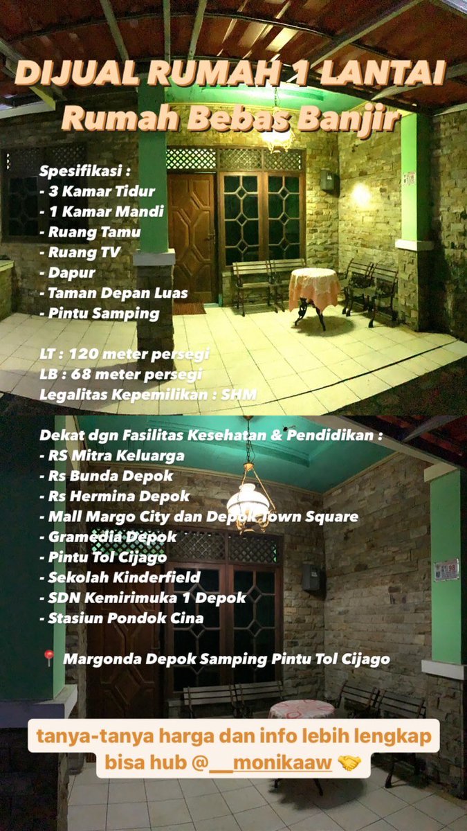 rahaayy's tweet photo. JUAL RUMAH CEPAT‼️ https://t.co/TaxRloI1P6