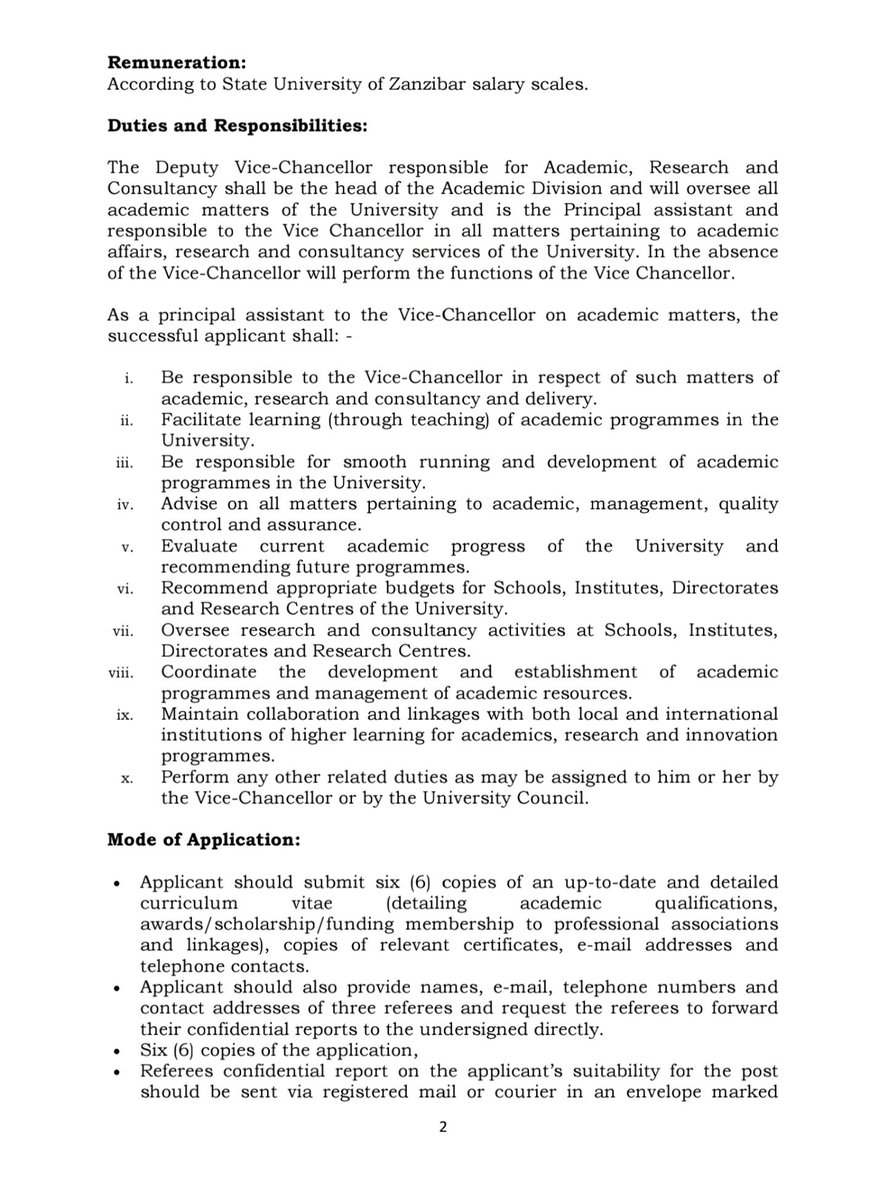 The State University of Zanzibar (SUZA) tweet media