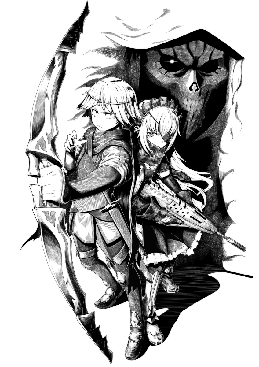 over_lord_anime's tweet photo. 劇場版「#オーバーロード」聖王国編
　 💀応援イラストご紹介💀

劇場公開記念で各イラストレーター様より頂いた応援イラストを振り返りご紹介✨
美麗なイラストをぜひ何度でもご覧ください！

❚ケースワベ さん（@KSUWABE） 
❚リウイチ さん（@riuichi35）
❚七癖みり さん（@Plul_Qdqdvh） 
❚jaco さん（@age_jaco） 

#overlord_anime #オバロ