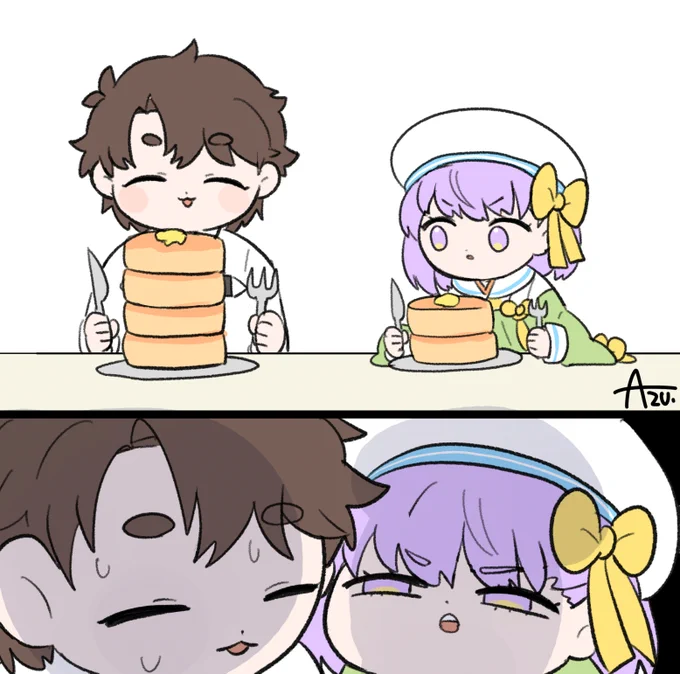 パパだけずるいです🥞 