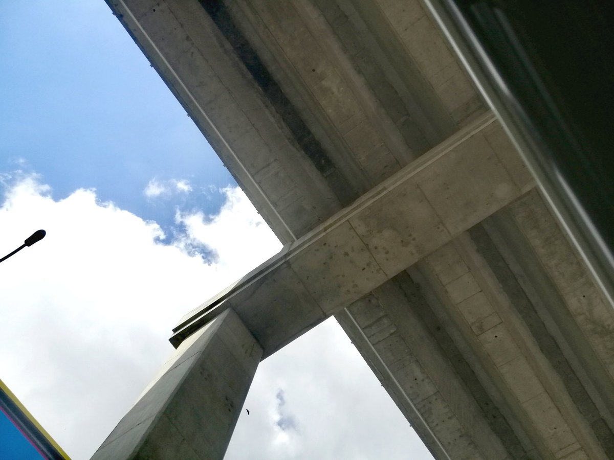 However much we complain about the expressway being for the rich the shade it provides for those beneath it is worth the cost.