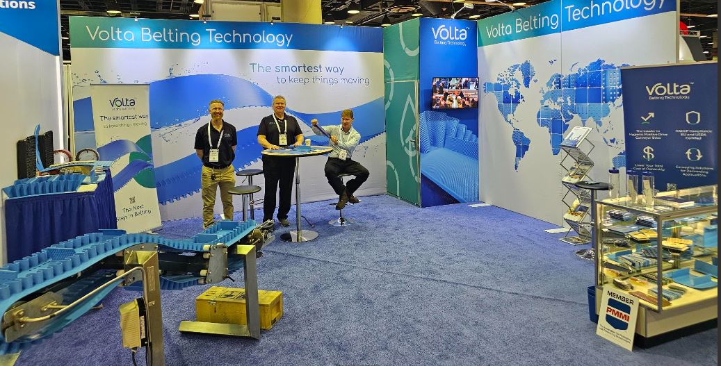 Don’t miss your chance to connect with our amazing team at Pack Expo International in Chicago! 🌟

📅 Date: 3-6 November 2024
📍 Location: Lakeside Center (East Building)
🔍 Booth Number: LL-10221

#PackExpo #PackagingInnovation #MeetUsAtTheBooth #VoltaBelting 
#ConveyorBelts