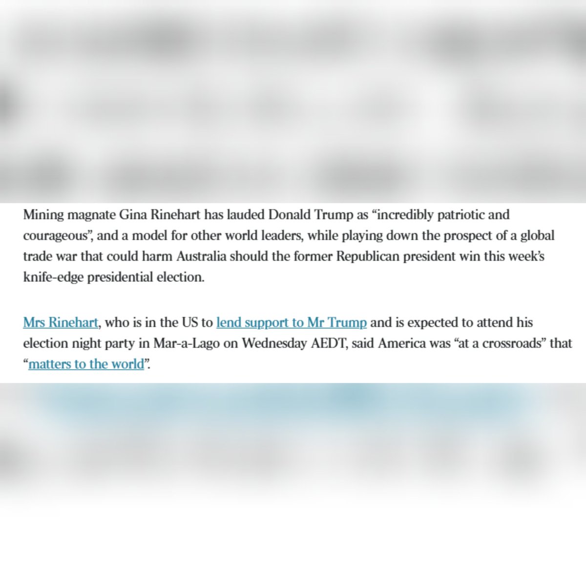 The World's richest people are paying to get Trump elected.

They could rescue billions from poverty with their wealth.

Instead they use it to convince the poor that penniless immigrants are to blame for their hardship, not the billionaires that took more than their share.