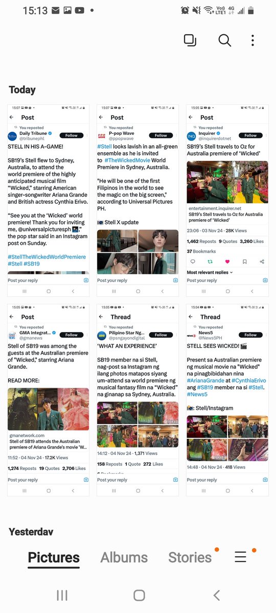 jcandid721's tweet photo. So happy to see Stell's name being featured in some news  outlets about yesterday's event in Sydney... #TheWickedWorldPremier
#Stell https://t.co/CtOde2fL6v