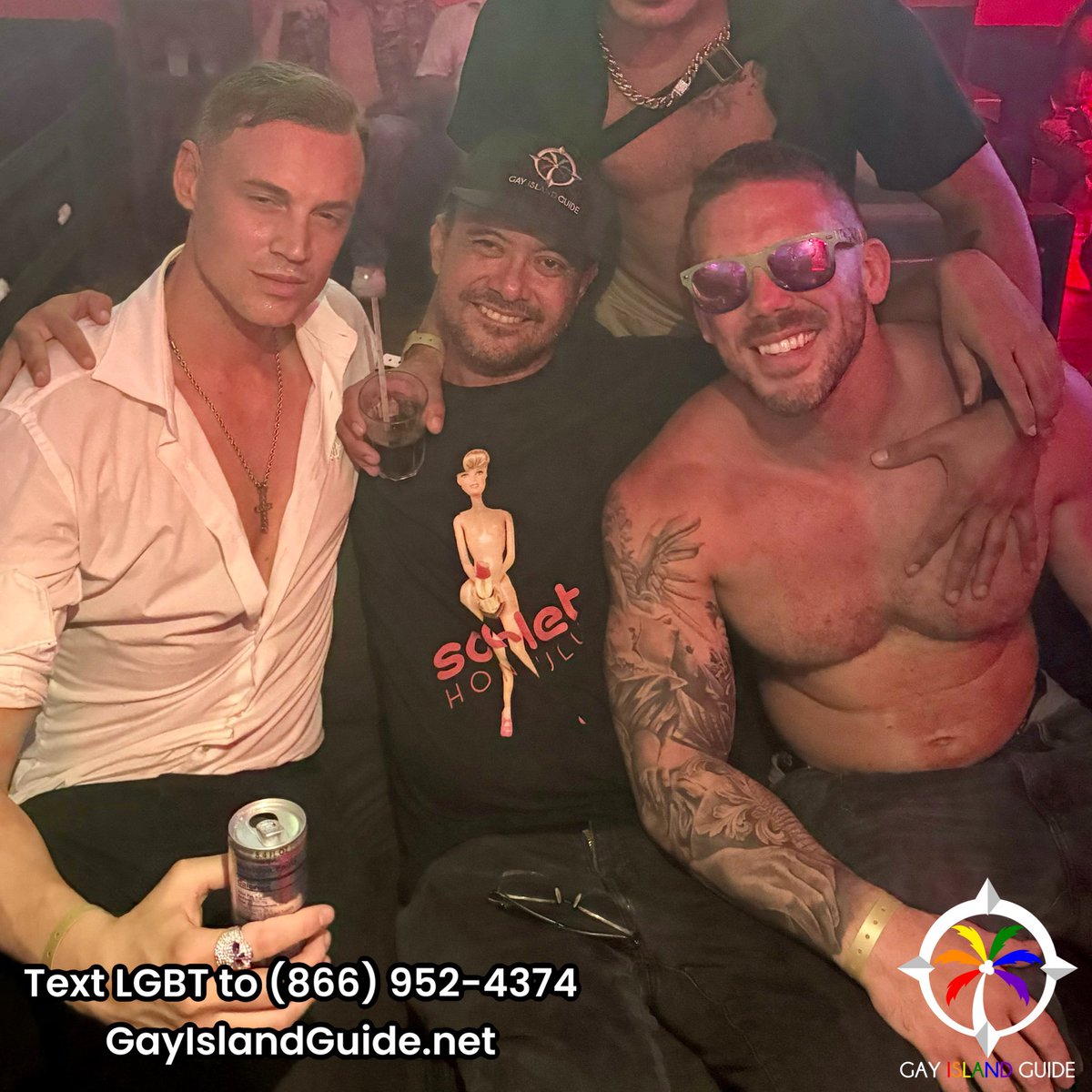 GayIslandGuide's tweet photo. Always a great time to meet and host amazing by guests in Hawaii, like our friend @MackenzieClaude ! We had a great time at @ScarletHNL surrounded by friends, watching the show and dancing the night away! 

#gayislandguide #scarlethonolulu #nebraskathunderfuck #lgbtq #dragqueen https://t.co/hMFHvU7unk