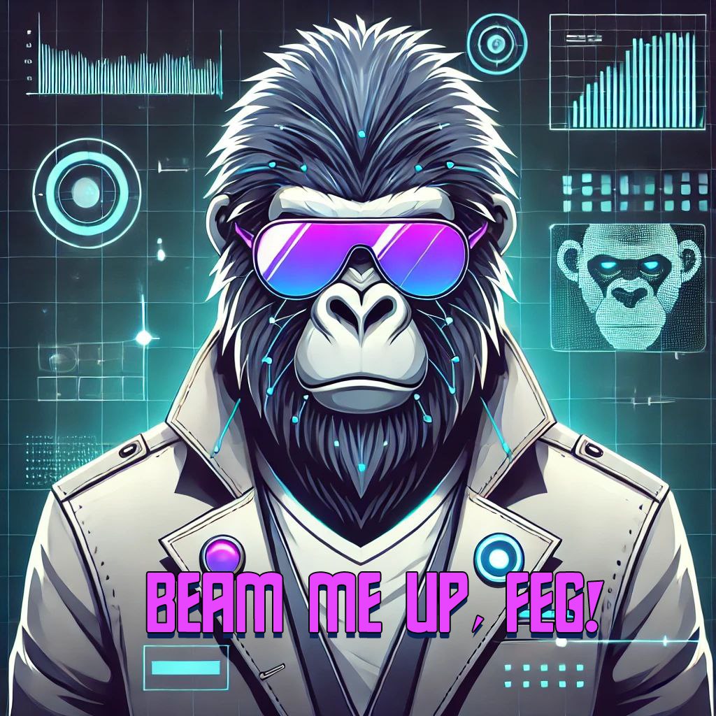 Let's Start the new month with a new concept and futuristic and revolutionary theme, just like FEG!

This week's Theme: Beam Me Up, FEG!
Show us your best Meme images featuring our beloved Gorilla and what you envision what the future will bring with the revolutionary FEG
