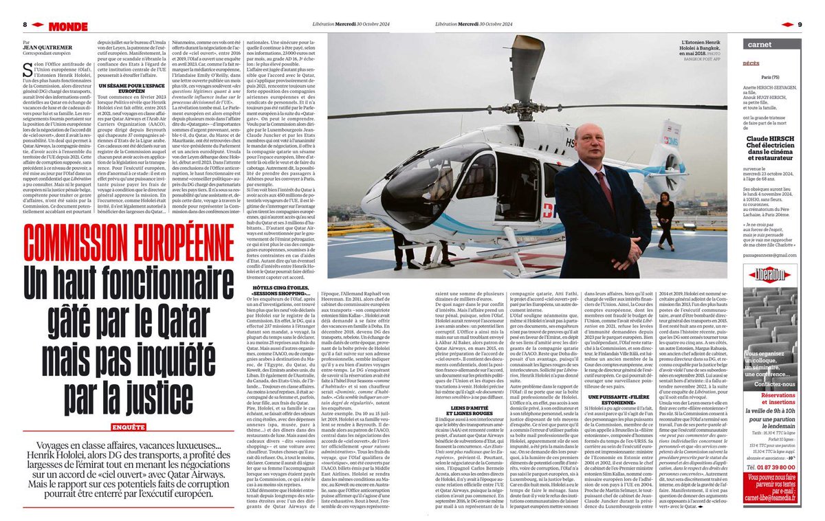 On s’insurgeait à l’époque contre cet «accord» inique ayant cédé le transport aérien Euro aux cies du Golfe et au Qatar. CQFD

Et maintenant c’est le gvt Français qui va enterrer un peu plus l’aérien Fr avec le triplement(!) de la taxe de «solidarité»

Continuez amis politiciens!