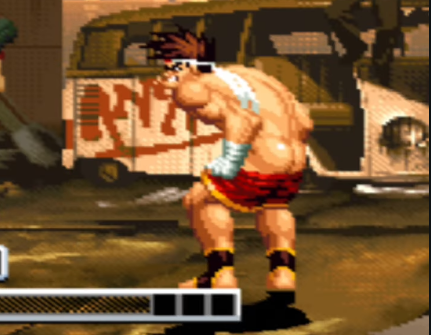 ジョー東はKOFでこそお尻を出したギャグキャラに描かれますが、餓狼