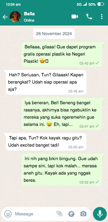 dapatkanbeasis1's tweet photo. Muak diremehkan, ia terbang ke Negeri Plastik untuk melakukan transformasi besar, tetapi kejutan terbesar justru menantinya di akhir perjalanan  #Negeriplastik #uningm https://t.co/WSPigVyGDY https://t.co/OU2vG305D1
