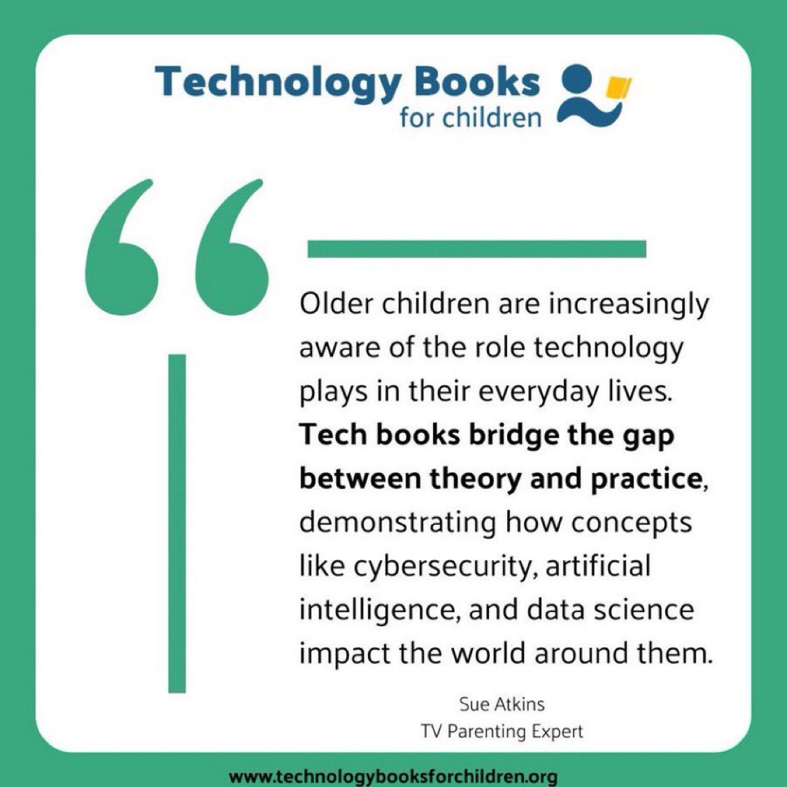 SueAtkins's tweet image. As a Trustee of the #charity ‘Technology Books for Children’ founded by @MsBClarke MBE I have written a number of #blogs.

This one is about ‘Exploring #TechBooks with #Tweens and #Teens’

As #children grow older, their curiosity expands, and their appetite for knowledge deepens.…