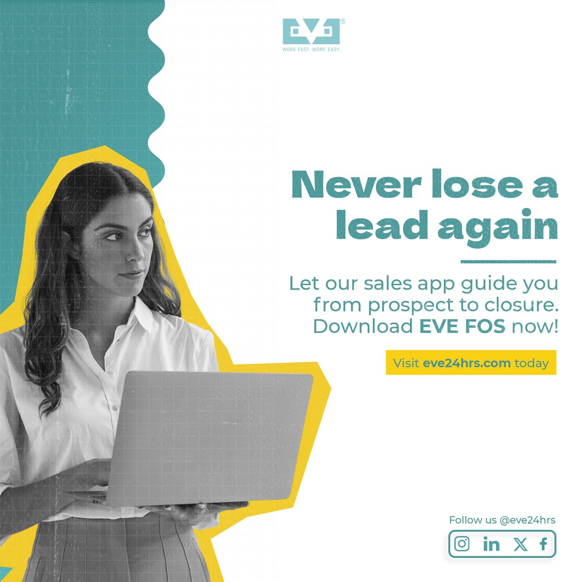 EveTechofficial's tweet image. Stay on top of every lead with EVE FOS! From prospect to closure, let us make your sales journey seamless. Visit eve24hrs.com today to get started!

#SalesSuccess #LeadManagement  #EVEFOS
#SalesApp #SalesAutomation #ProspectToClose #SalesTools #LeadGeneration