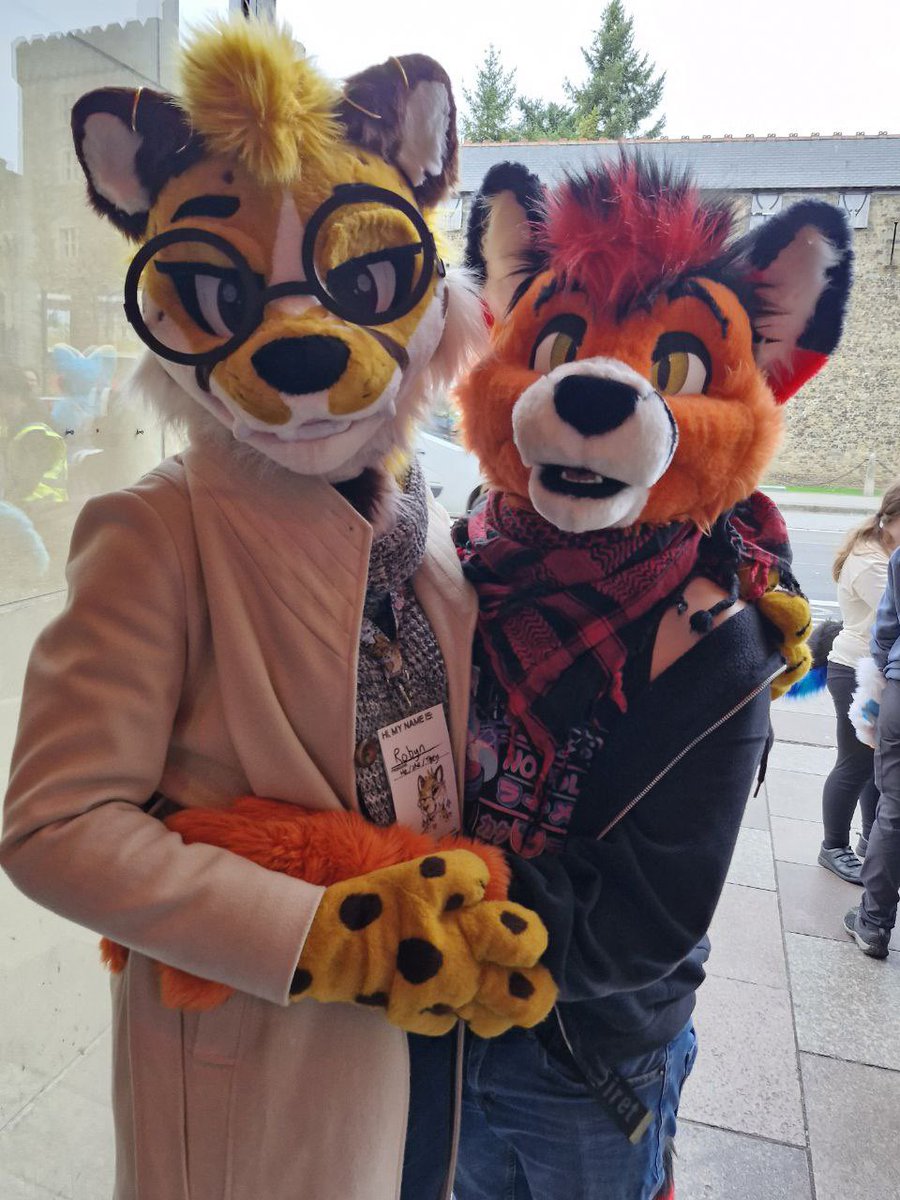JagsyRedPanda's tweet image. I caught a cute chee at the furmeet yesterday 😇

📸 Scrabber3 via TG