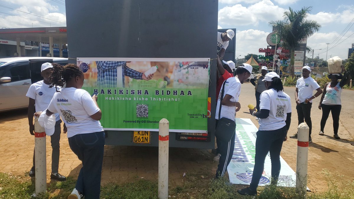 gs1Kenya's tweet photo. 🌟 Exciting news! We're kicking off our "Hakikisha Bidhaa" and 2D Barcode Awareness Roadshow Campaign! Join us as we spread awareness about product authenticity and consumer safety. Stay tuned for updates!

#HakikishaBidhaa #2Dbarcode #Gs1kenya #GS1Standards https://t.co/grhyXvgcwb
