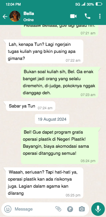 dapatkanbeasis1's tweet photo. Dibakar oleh ejekan dan hinaan, seorang wanita nekad terbang ke Negeri Plastik untuk membuktikan bahwa wajah baru bisa membuka pintu ke kehidupan yang benar-benar berbeda. #Negeriplastik #uningm https://t.co/WSPigVy8Oq https://t.co/WTcNgQsG5Q