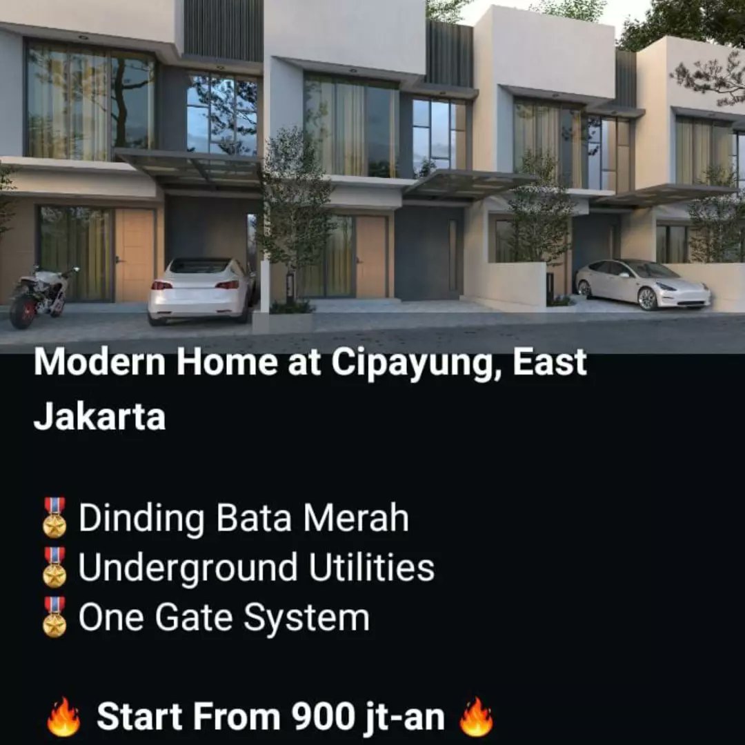 Guys yang lagi nyarii rumah dengan budget dibawah 1M ini cocok banget buat kalian!😍
Dinding bata merah ✔️
Underground Utilities ✔️ 
One Gate System ✔️ 
START FROM 900JT-AN AJA!!💸💸🔥🔥
#jualrumah #rumah #moderndesign #jualrumahmurah