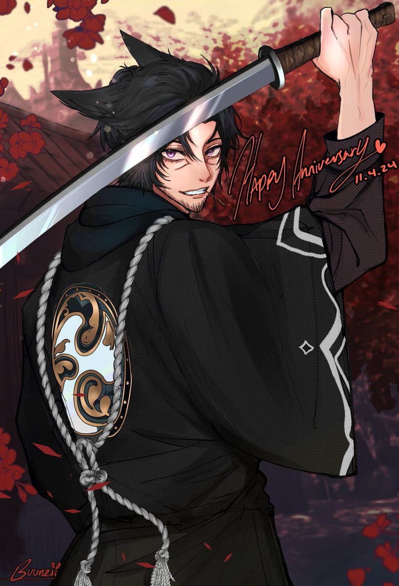 buuneiii's tweet photo. ♡ HAPPY ANNIVERSARY!!  ♡
gift to my bf <3 for our 3 years together yayay I love him sm so I wanted to do a big illustration piece for him https://t.co/msp2uJ131l