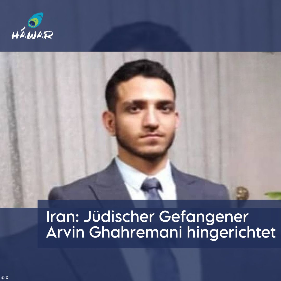 Heute früh wurde der jüdische Gefangene Arvin Ghahremani in der Islamischen Republik Iran hingerichtet. 🧵