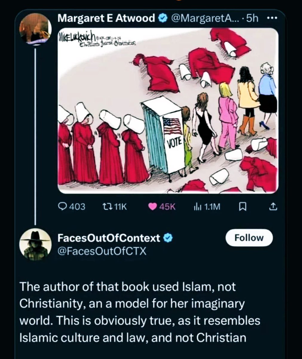 Lorena Fernández Álvarez (@loretahur) on Twitter photo - Su entrega de mansplaining de hoy.
- Yo no pedí nada.
- Sí, así funciona.
Mansplaining nivel Dios: explicar El cuento de la criada a su autora 👇
Vía <a href="/benphillips76/">Ben Phillips</a> - Su entrega de mansplaining de hoy.
- Yo no pedí nada.
- Sí, así funciona.
Mansplaining nivel Dios: explicar El cuento de la criada a su autora 👇
Vía <a href="/benphillips76/">Ben Phillips</a>
