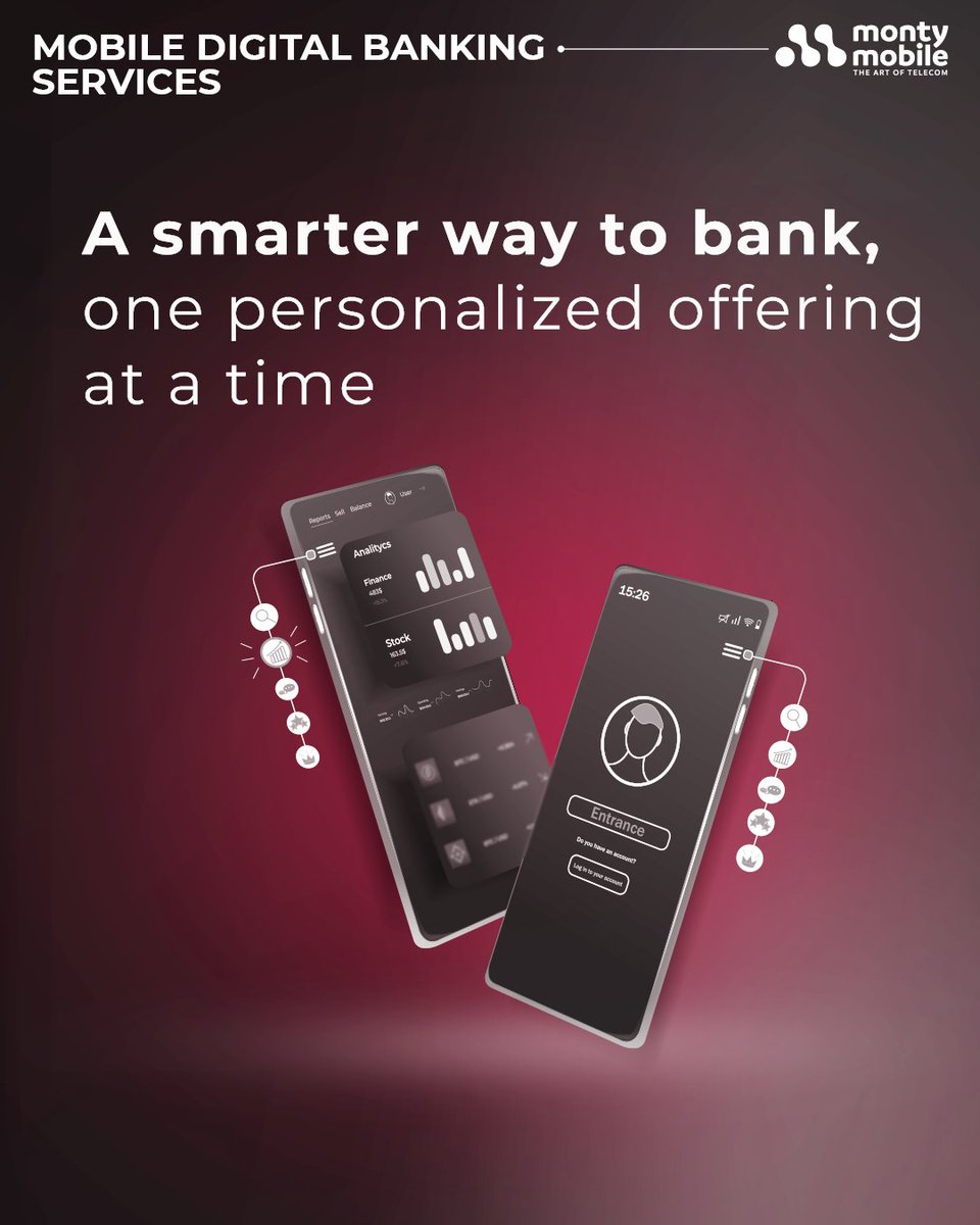 Personalized customer experience, data analytics and better data usage: Mobile Digital Banking Services scoring include powerful analytics &amp; reporting capabilities it help telcos gaining valuable behavior insights &amp; make data-driven decision​
montymobile.com/product/fintec…